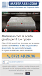 Mobile Screenshot of materassi.com